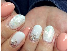 ネイルネイル 南森町店(nailnail)/シェルとムーン人気のパーツ♪