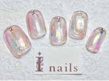 アイネイルズ 梅田店(I nails)/シアーオーロラピンク￥8200
