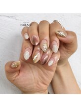 ネイルエース(Nail Ace)/くすみカラーニュアンス