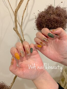 WA ネイル アンド ビューティー(WA nail & beauty)/ニュアンスチェックネイル
