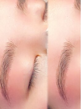 ココ(coco.)の写真/美眉ハリウッドブロウリフトでお顔の印象は変わる！骨格に合わせて最適な眉毛をご提案！メイクも時短◎