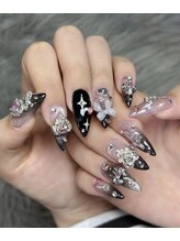 キアラネイルサロン/チップ長さだしパーツ付け放題