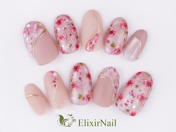 エリクサーネイル 新宿3丁目(Elixir Nail)の写真/全てのクーポンが嬉しいオフ込価格☆オフ込2カラーorラメグラ¥6280～♪トレンドを取り入れたデザイン多数☆