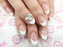 ネイルサロン 爪吉/大人の品格。白フレンチ♪