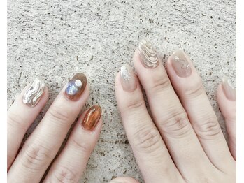 ネイル アヴァンス あべのルシアス店(Nail AVANCE.)/うねうねミラー 太田