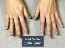 ソワンソワール(SoinSoir)/ブリーディングインクでアート♪