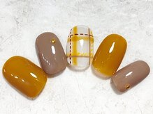 コーラルワン(CORAL ONE)/チェックネイル