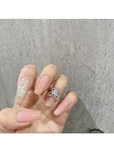 アンダーバーホワイトプラス 南海難波店(_WHITE+)/韓国ネイル、蝶々ネイル