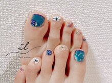 イル 神戸店/蝶アートネイル