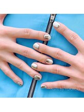 リグネイルスタジオ(Lig nail studio)/シルバーミラーネイル