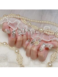 キラキラ大ぶりパーツ