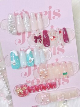 ファラウェイネイル(Faraway nail)/クリスマスネイルも定額で♪