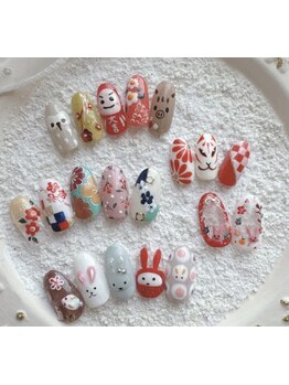 手描きアートが得意なサロン