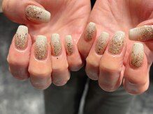 ユニックス サロンアンドスパ UNIX Salon&Spa 浦和美園店/キラキラグラデネイル