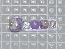 ジョアネイル(JOA Nail)/フット/フラワー/手描きデザイン