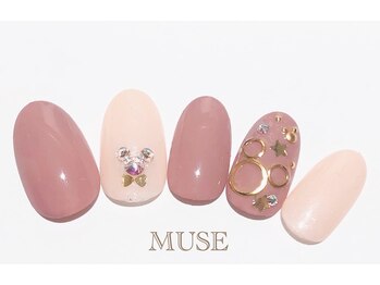 ミューズ MUSE 四街道大日店/くすみピンク大人ピンク春カラー
