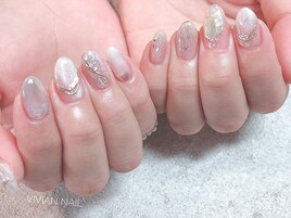 ニュアンスネイル　ミラー