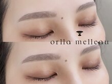 オーラメロウ(orlla melleau)の雰囲気(人気のアイブロウ&まつパのセットメニューで魅力的なお目元に。)