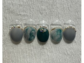 ユメ(YUME)/10月限定夏ネイル6800