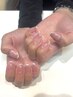 NAIL　ハンド　フレンチ　平日￥6,300 土日祝¥6,600