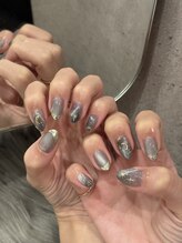 アース 新瑞橋店(HAIR & MAKE EARTH)/夜空ネイル