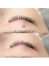 アンドグレース ブロウ 長浜店/どこから見ても可愛いまつげ♪