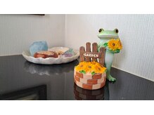 光の雰囲気（院内ではカエルの置物達がお待ちしています）