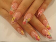ネイルサロンシャネイル/押し花　アート