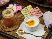 タイ古式マッサージアンドカフェ ワイルーム 静岡(wairoom)の雰囲気（施術後のデザート&ドリンクでほっこり♪）
