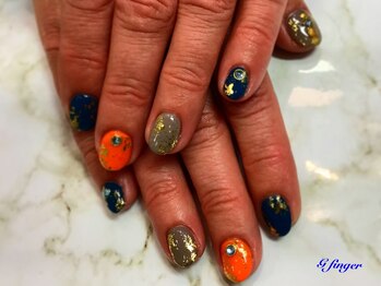 ジー フィンガー 千葉店(G)/金箔ネイル