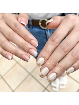 凛/ネイル/ハンドケア/フレンチ