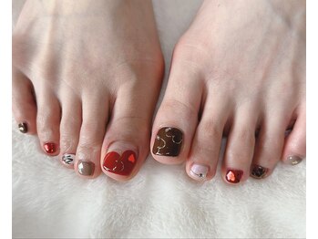 ネイルアンドブライダルエステ ベルム(Belm)/バレンタインネイル