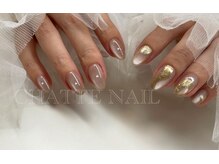 シャットネイル(CHATTE NAIL)/爪育デザインネイルBコース