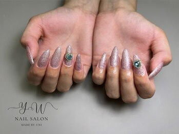 ユーネイル(YW nail)/ワンカラー＋パーツ料金