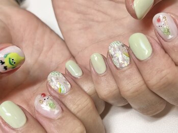 メロンフロートネイル