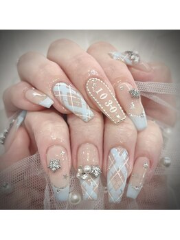 ブルーチェックデザイン