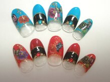 ラ クレア(La kule'a)/成人式・和柄ネイル￥7900