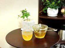 Body & Lymph conditioning salon ぎふと/施術後にお茶をお出ししています