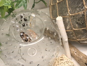 ネイルサロン&スクール ジーナ(GINA)/クリア×ヒョウ柄で夏も秋も◎