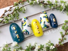 エストリブレ(estLivre)/ビビッドフラワー