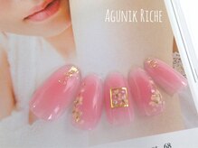 アグニークリッシェ(Agunik Riche)/【押し花ネイル】