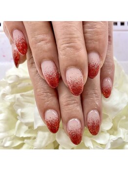 ディーネイル 京橋(D-nail)/西村/ラメグラデーションネイル