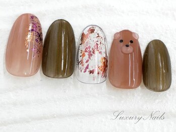 ラグジュアリーネイルズ アカバネ(Luxury Nails Akabane)/キュート*くまさんNail