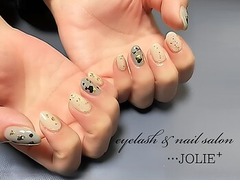 ジョリープラス(JOLIE+)/ヒョウ柄 "Nuance"★NAIL★