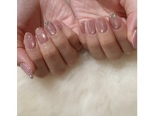 セット(N゜7)の雰囲気（アート４本コース..人気のenoiマグネットも1本¥110で追加ok）