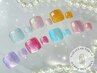 【初回オフ無料♪】フットネイル★マグネットアレンジコース￥8500→