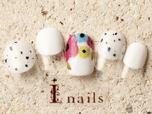 アイネイルズ 町田店(I nails)/カラフルうずらフラワー 8480円