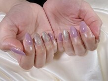 モグネイル(Mogunail)/クリアパープルワンカラー