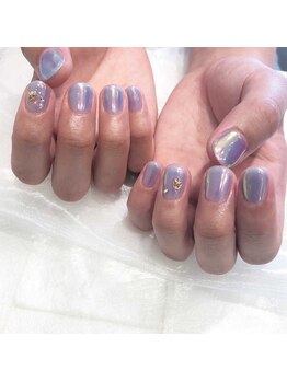 アース コアフュールボーテ 松本庄内店(EARTH coiffure beaute)/オーロラネイル 8200円