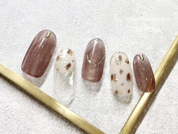 モアナ なんば店(MOANA)/レオパードnail♪